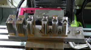 fixture plate with 2 blanks